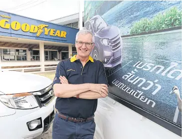  ??  ?? Mr O’Connor says Goodyear is confident of achieving continued success this year both at home and abroad.