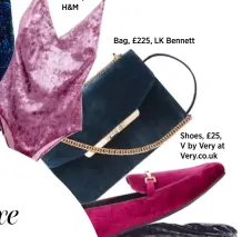  ??  ?? Body, £24.99, H&M Bag, £225, LK Bennett