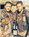  ??  ?? Jacob Tomuri and Tom Hardy.