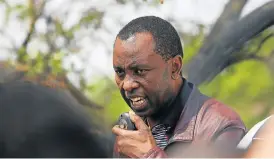  ?? /The Times ?? Challenge: Minerals Resources Minister Mosebenzi Zwane us embroiled in conflict with the mining industry, which is watching as Aquila Steel boosts its fight for a manganese right.