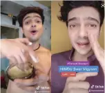  ??  ?? Screenshot­s from Paras Tomar's TikTok videos, where he has over three million followers STAR POWER