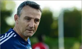  ?? (Photo Kévin Mesa) ?? Le nouveau coach de l’AS Cannes : Ludovic Pollet.