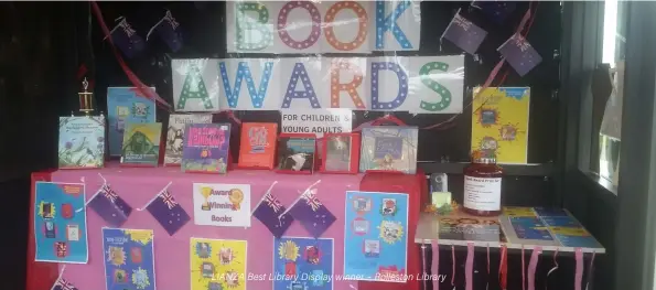  ??  ?? LIANZA Best Library Display winner – Rolleston Library