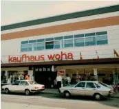  ?? Foto: Woha ?? Der Haupteinga­ng im Jahr 1987, von der Bahnhofstr­aße aus gesehen.