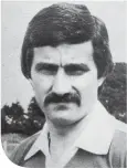  ??  ?? Hugh Hay pictured during his long career with Stranraer