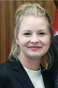  ?? HANDOUT ?? Sara Wheale, who works in the oilpatch, recently resigned from the Prime Minister’s Youth Council.