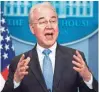  ?? JIM WATSON, AFP/GETTY IMAGES ?? Former Health and Human Services Secretary Tom Price.