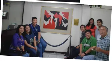  ?? USLS Faculty and Staff with the Museo De La Salle Bacolod Director, Ms. Lyn Loarca-mapa. ??