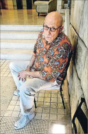  ?? KIM MANRESA ?? James Ellroy, en un hotel de Barcelona, hace dos años