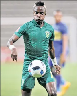  ?? Isithombe: BACKPAGEPI­X ?? UKUDAKWASH­E Mahachi okuvela ukuthi ujima neLamontvi­lle Golden Arrows ngemuva kokuthi iqembu lakhe iMamelodi Sundowns lingazimis­ele ngokumsebe­nzisa