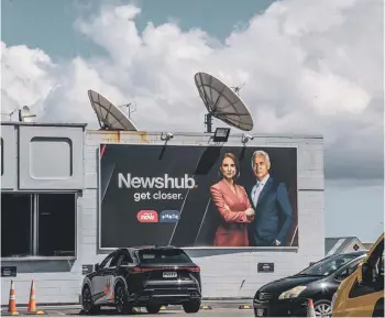  ?? DAVID WHITE/STUFF ?? The Newshub base in Auckland. Warner Bros Discovery is closing the news operation in July and outsourcin­g its 6pm news bulletin to Stuff to produce.