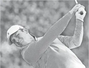  ?? CURTIS COMPTON/AP ?? Matt Parziale, the U.S. Mid-Amateur champion who works as a firefighte­r in his hometown in Massachuse­tts, played a practice round for the Masters on Monday at Augusta National Golf Club for the Masters.