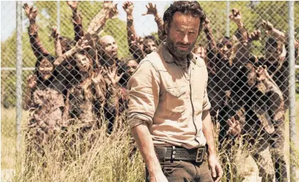  ??  ?? The exit of Rick Grimes, played by Andrew Lincoln, has let The Walking Dead reset its narrative again.