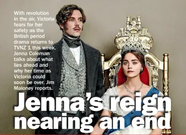  ??  ?? Above: Tom Hughes and Jenna Coleman