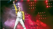  ??  ?? One Night of Queen: See Gary Mullens rocking out as Freddie Mercury.
