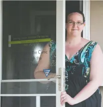  ?? BRANDON HARDER ?? Massage therapist Laura Kautz, shown at her Regina home, has an autoimmune disorder, and is concerned about reopening her business during the COVID-19 pandemic. She plans to reopen slowly.