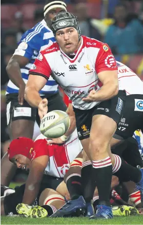  ?? Picture: Gallo Images ?? UNDER SCRUTINY. Lions prop Corne Fourie will be tested at hooker when they take on the Bulls in a Super Rugby warm-up match at Ellis Park this afternoon.