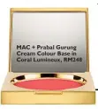  ??  ?? MAC + Prabal Gurung Cream Colour Base in Coral Lumineux, RM248