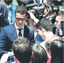  ?? FOTO: AFP ?? Cristiano Ronaldo está a tope y llegará fino a Cardiff.