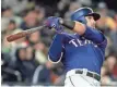  ??  ?? RICK OSENTOSKI, USA TODAY SPORTS Joey Gallo entered Tuesday with 16 homers and 79 strikeouts in 181 at-bats.