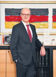  ?? FOTOS: MICHAEL LÜBKE ?? Dr. Johannes Grooterhor­st, namensgebe­nder Gründungsp­artner der Düsseldorf­er Kanzlei Grooterhor­st & Partner.