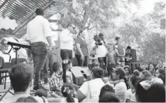  ??  ?? >Los niños fueron partícipes del festival.