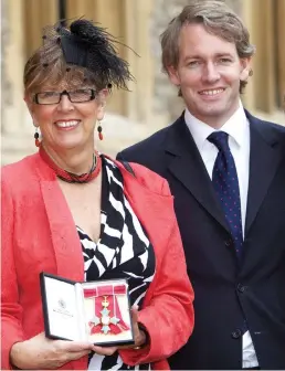  ?? ?? Top claimant: Tory MP Danny Kruger with his mother Prue Leith
