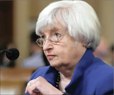  ?? PHOTO: AP ?? Outgoing Federal Reserve chairperso­n Janet Yellen attends a hearing of the Federal Reserve Board Joint Economic Committee, last month.