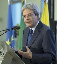  ??  ?? Elezioni politiche Il presidente del Consiglio Paolo Gentiloni candidato nel collegio Roma 1