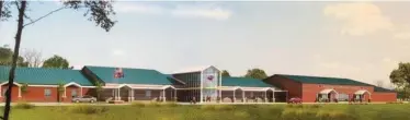  ?? Artist’s rendering ?? n Ashdown, Ark., voters will soon decide the fate of a proposed mill increase aimed at funding a new elementary school. Early voting begins Tuesday. The proposal includes renovating the Margaret Daniel Primary, which was built in 1981, and constructi­ng...