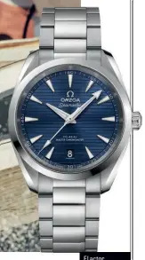  ??  ?? El actor británico Eddie Redmayne es el embajador de Omega para la línea Aqua Terra.