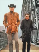  ?? United Artists 1969 ?? Jon Voight (left) and Dustin Hoffman both got Oscar nods for “Midnight Cowboy.”