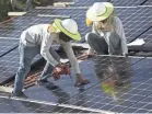  ?? JOE RAEDLE/GETTY IMAGES ?? The Trump administra­tion announced it will impose duties of as much as 30% percent on solar equipment made abroad.