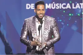  ?? ?? Romeo Santos figura entre los nominados a Premios Lo Nuestro.