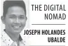  ??  ?? JOSEPH HOLANDES UBALDE