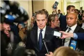  ?? KENT NISHIMURA / TNS ?? Hunter Biden, son of President Joe Biden, is tentativel­y scheduled to stand trial on federal gun charges either the week of June 3 or June 10.