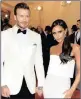  ?? PICTURE: AP ?? David and Victoria Beckham in New York in 2014.