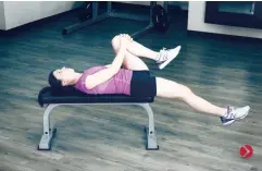  ??  ?? » Above Hip flexor test