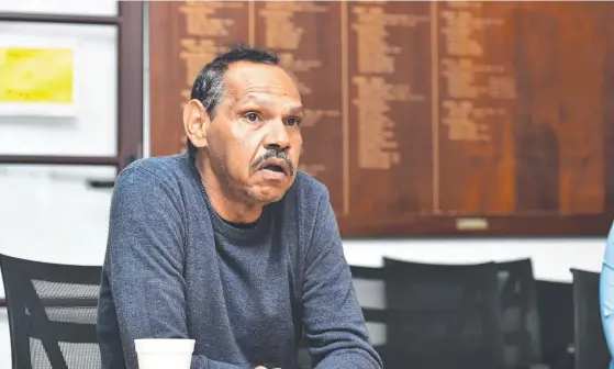  ??  ?? Former Palm Island mayor Alf Lacey faces a charge of fraud exceeding $100,000. Picture: Zak Simmonds