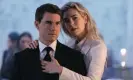  ?? ?? Let the good times roll … Cruise and Vanessa Kirby in Mission: Impossible – Dead Reckoning Part One. Photograph: FlixPix/