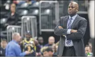  ?? AJ MAST — THE ASSOCIATED PRESS ?? Pacers coach Nate McMillan watches Feb. 25during the second half against the Hornets in Indianapol­is.