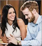  ?? LIFETIME ?? Parisa Fitz-Henley and Murray Fraser star in “Harry & Meghan: A Royal Romance,” set to air on Lifetime.