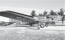  ?? CONTRIBUTE­D PHOTO ?? The Memphis Belle is relocated to an exhibit gallery at the National Museum of the U.S. Air Force in Dayton, Ohio.