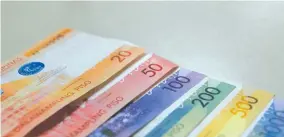  ??  ?? THE PESO may strengthen on easing inflation expectatio­ns.