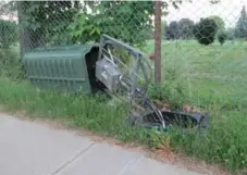  ?? JACK LAKEY/TORONTO STAR ?? Damaged utility boxes can pose a serious public danger.