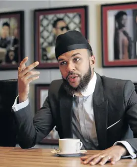  ?? PHOTO: ANTONIO MUCHAVE ?? Jidenna Theodore Mobisson, known profession­ally as Jidenna, is an American/Nigerian musician.