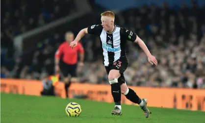  ?? Photograph: Simon Whitehead/News Images/Shuttersto­ck ?? The contract of the highly rated Matty Longstaff expires at the end of June - one of the many pressing problems for Newcastle’s new owner.