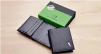  ??  ?? The wallets safeguard your cards from tech-savvy pick-pockets.