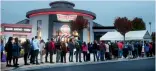  ?? ?? Krispy Kreme’s opening in Blanchards­town caused a stir