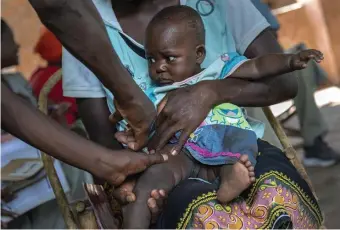  ?? AP FILe ?? SAVING LIVES: The world’s first malaria vaccine could result in a 30% reduction of the disease in Africa, with up to 8 million fewer cases and as many as 40,000 fewer deaths per year.